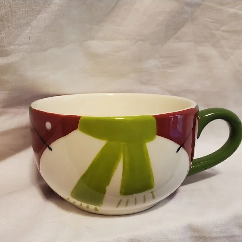 Pier 1 Snowball Festive Coffee Mug
